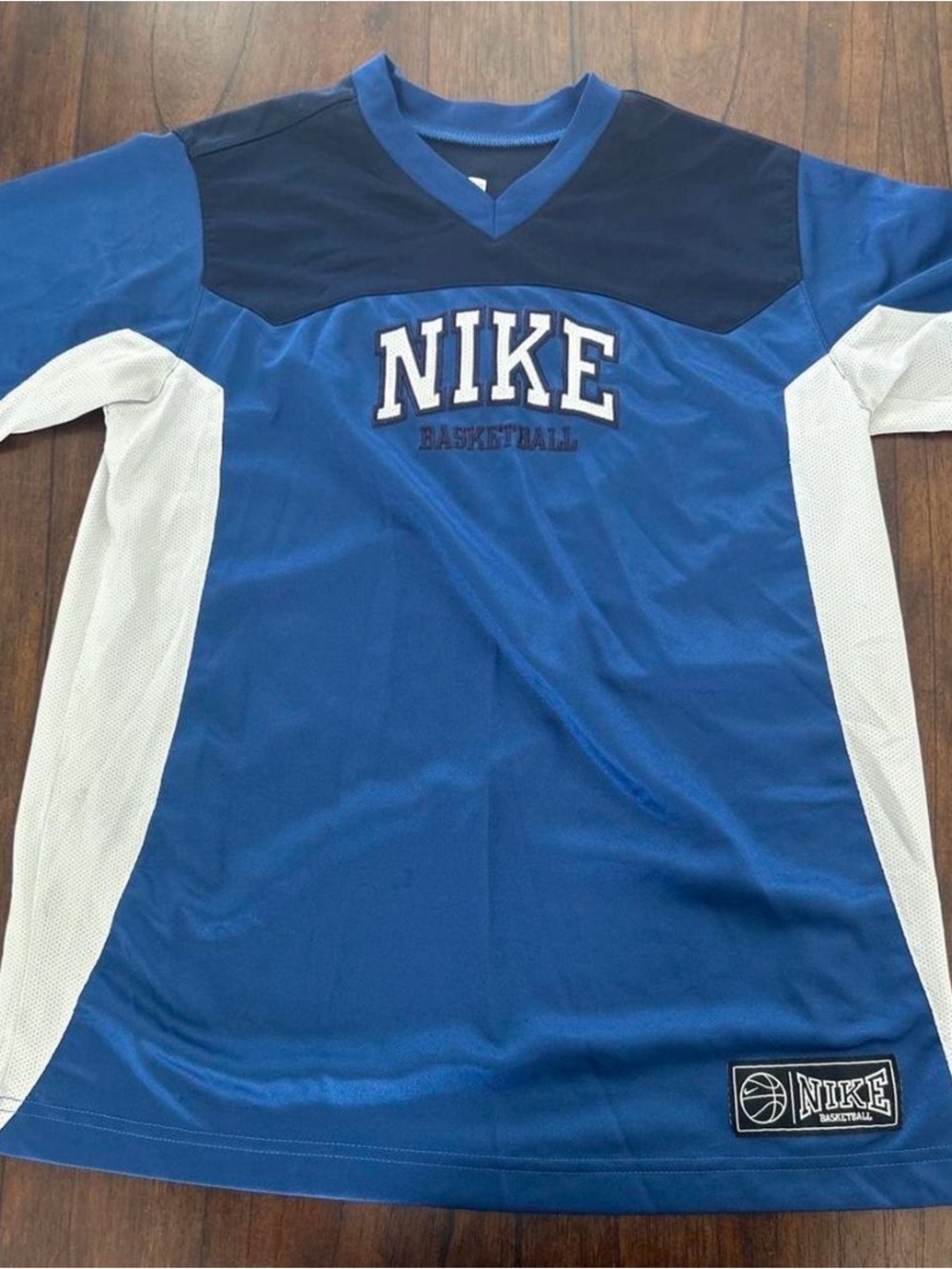 Nike Blue and White Men’s Jersey